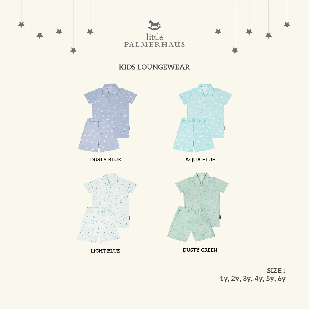 PROMO 7.7 PROMO BAJU LEBARAN Little Palmerhaus Piyama anak dan mama MOM and Me Kids &amp; Mom's Lounge set Wear Setelan