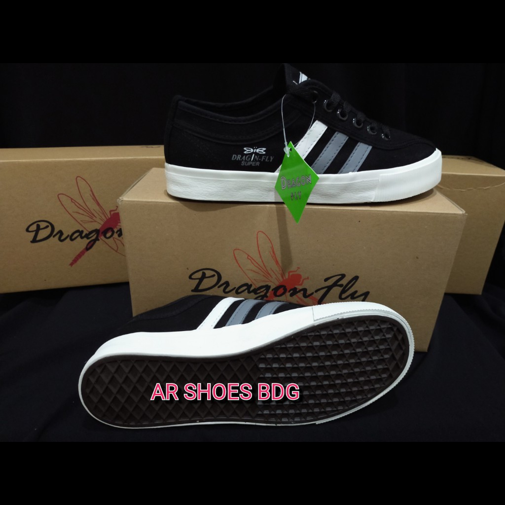 SEPATU DRAGONFLY HITAM /SEPATU DRAGONFLY TERBARU /SEPATU DRAGON HITAM PENDEK #SEPATU DRAGONGFLY KK