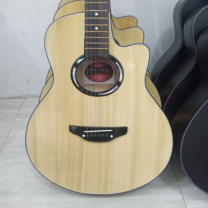 Paket komplit Gitar APX 500ii Custom Akustik / Elektrik