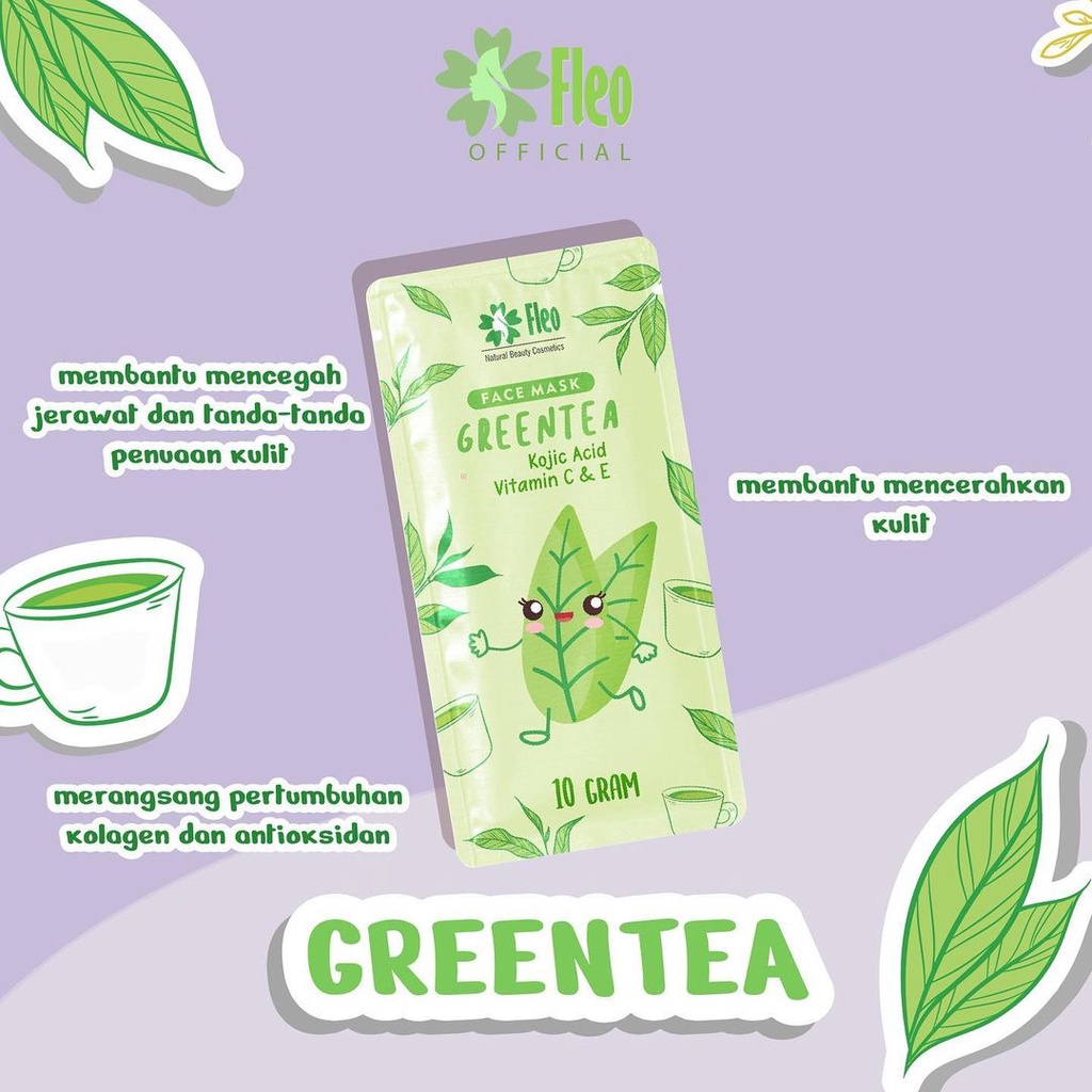 MASKER WAJAH FLEO 10GRAM BPOM | WASH OFF MASK