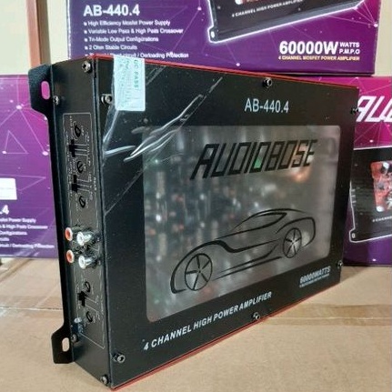 Power Audiobose AB 440 Amplifier 4 Chanel AUDIOBOSE AB-440