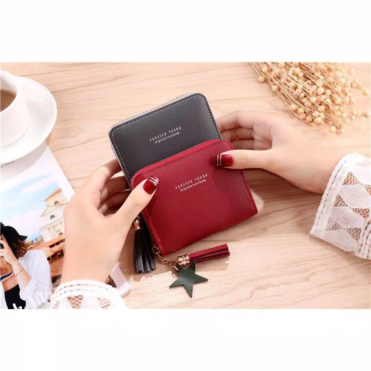 Dompet Lipat Forever Young Wanita Import Original Murah Dompet W28 Besar Dompet Lipat Cewe Panjang C