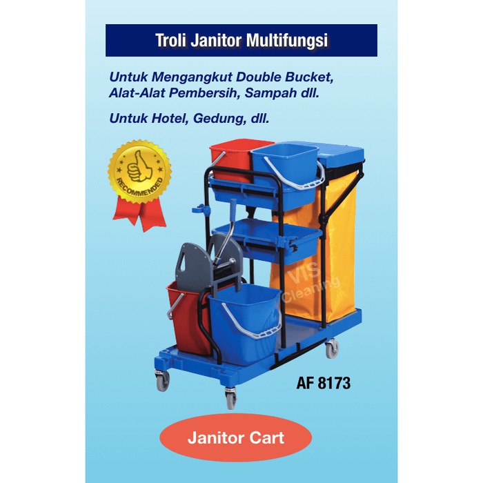 Multifunction Janitor Cart (Troli Janitor Multifungsi)