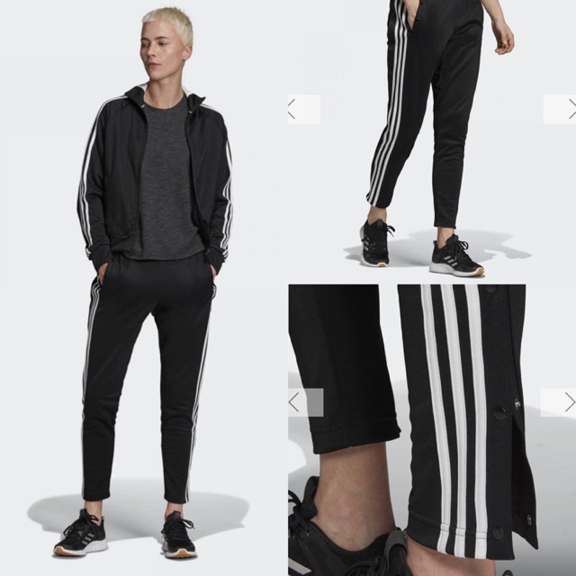 ADIDAS ID 3-STRIPES SNAP PANTS - BLACK ADSB2810-C6