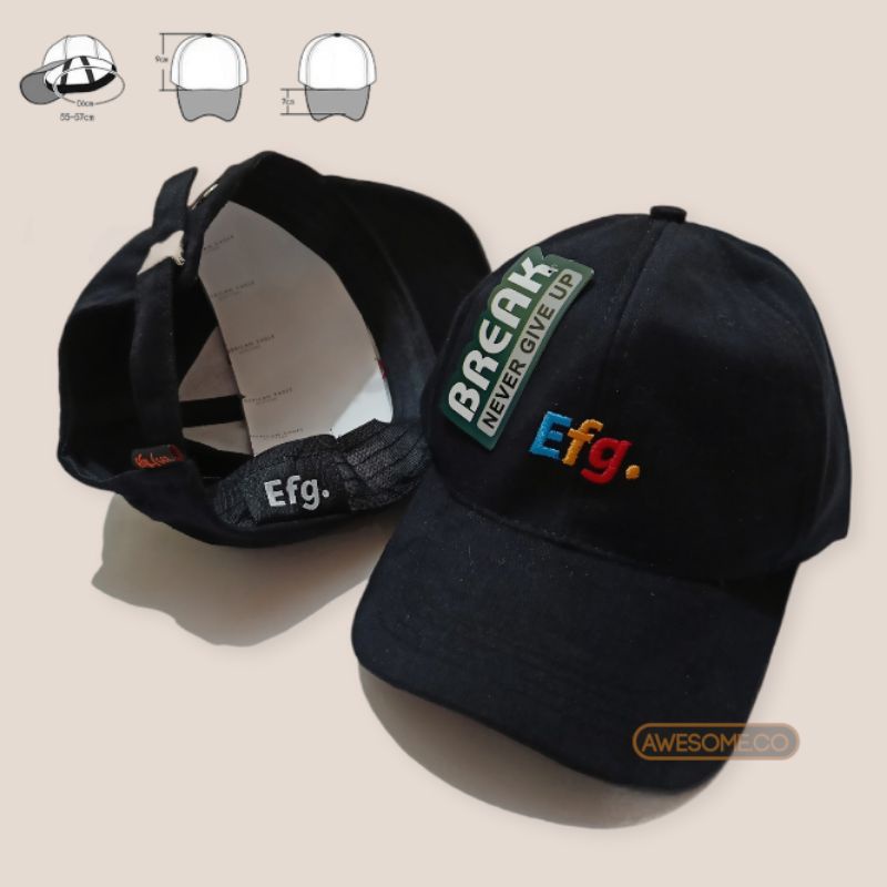  BayarDiTempat Topi  Baseball Distro Caps Efg Topi  Distro 