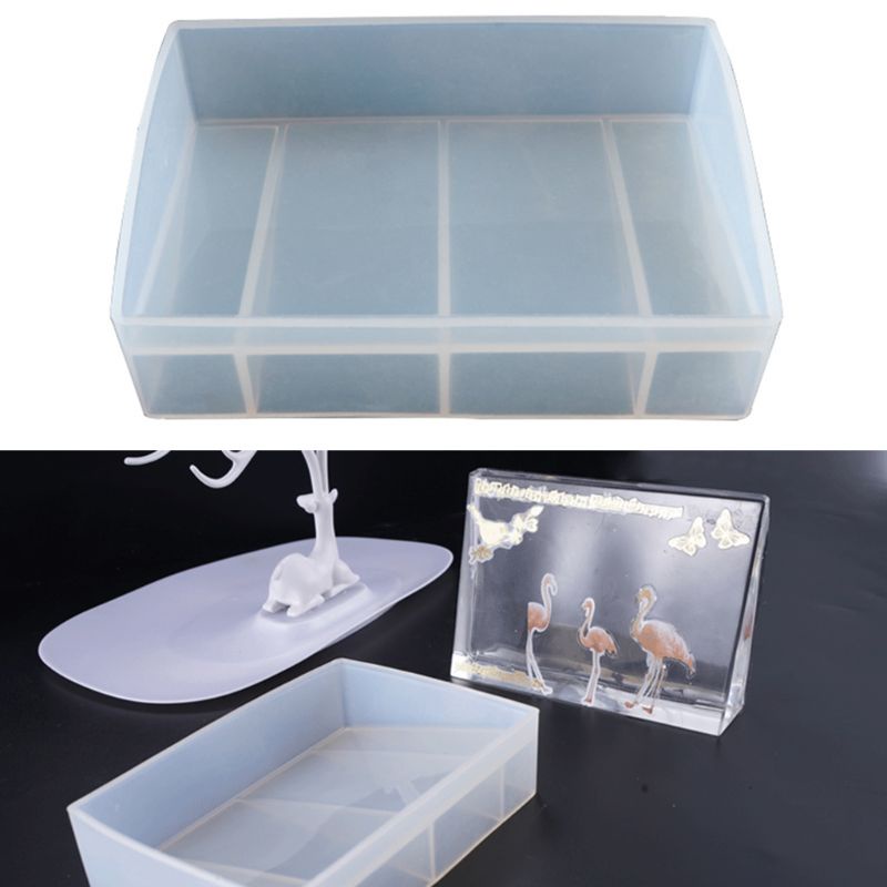 SIY  Rectangle Photo Frame Resin Pendant Jewelry Silicone Mold DIY Crafts Cake Making Tools UV Epoxy Molds