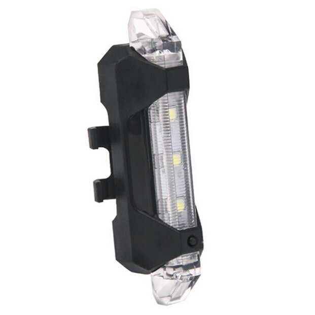 Grab Medan Lampu Belakang Sepeda USB Rechargeable Rear Tail Bike Portable Light Lamp DC-918 ROBESBON