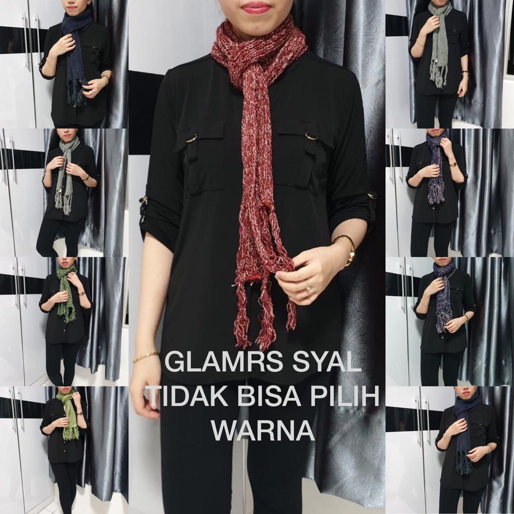Jual Syal Rajut Dengan Berbagai Warna (GLAMRS SYALL) | Shopee Indonesia
