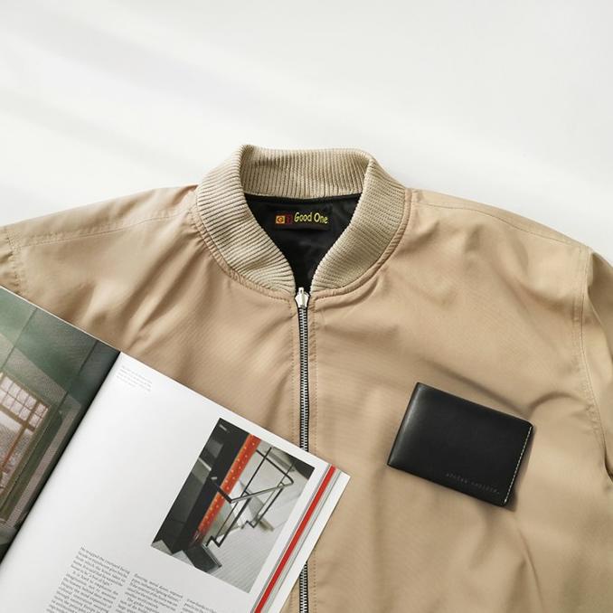 Jaket Bomber Pria Cream Berkualitas