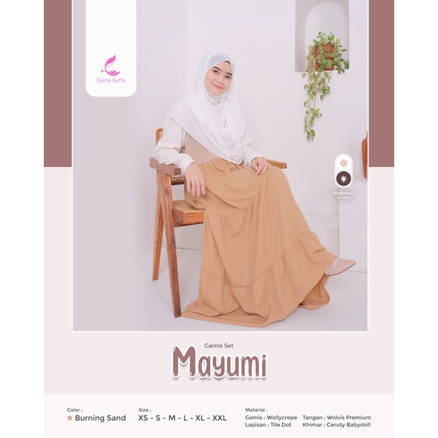 Mayumi Gamis Set By Gerai Saffa