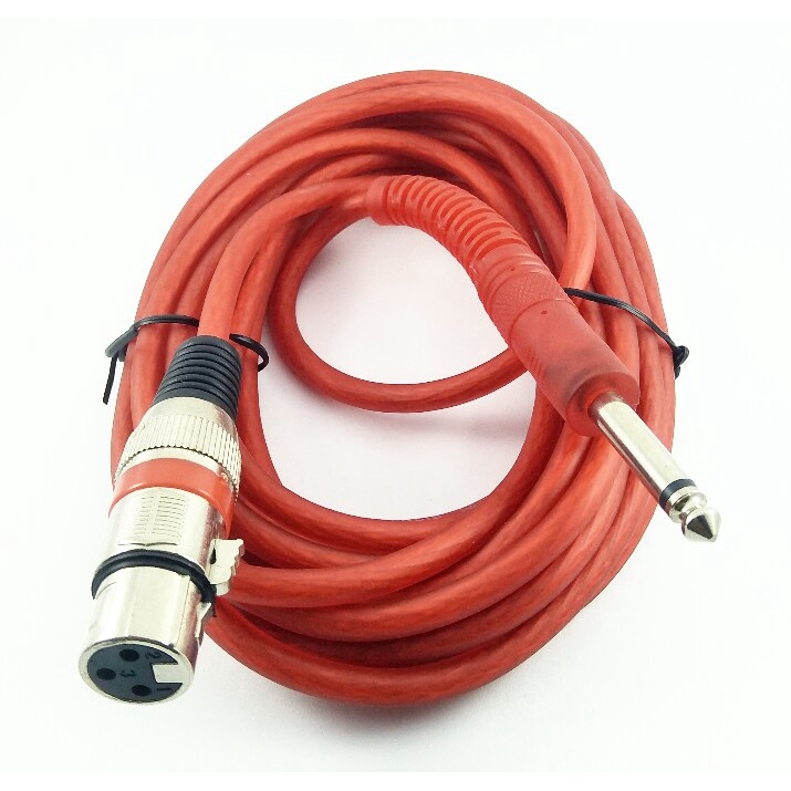 KABEL MIC 5M HITAM/ KABEL MIC TRANSPARAN 5M/ KABEL AUDIO/ KABEL MIC AWET KUALITAS BAGUS/ KABEL MIC MURAH