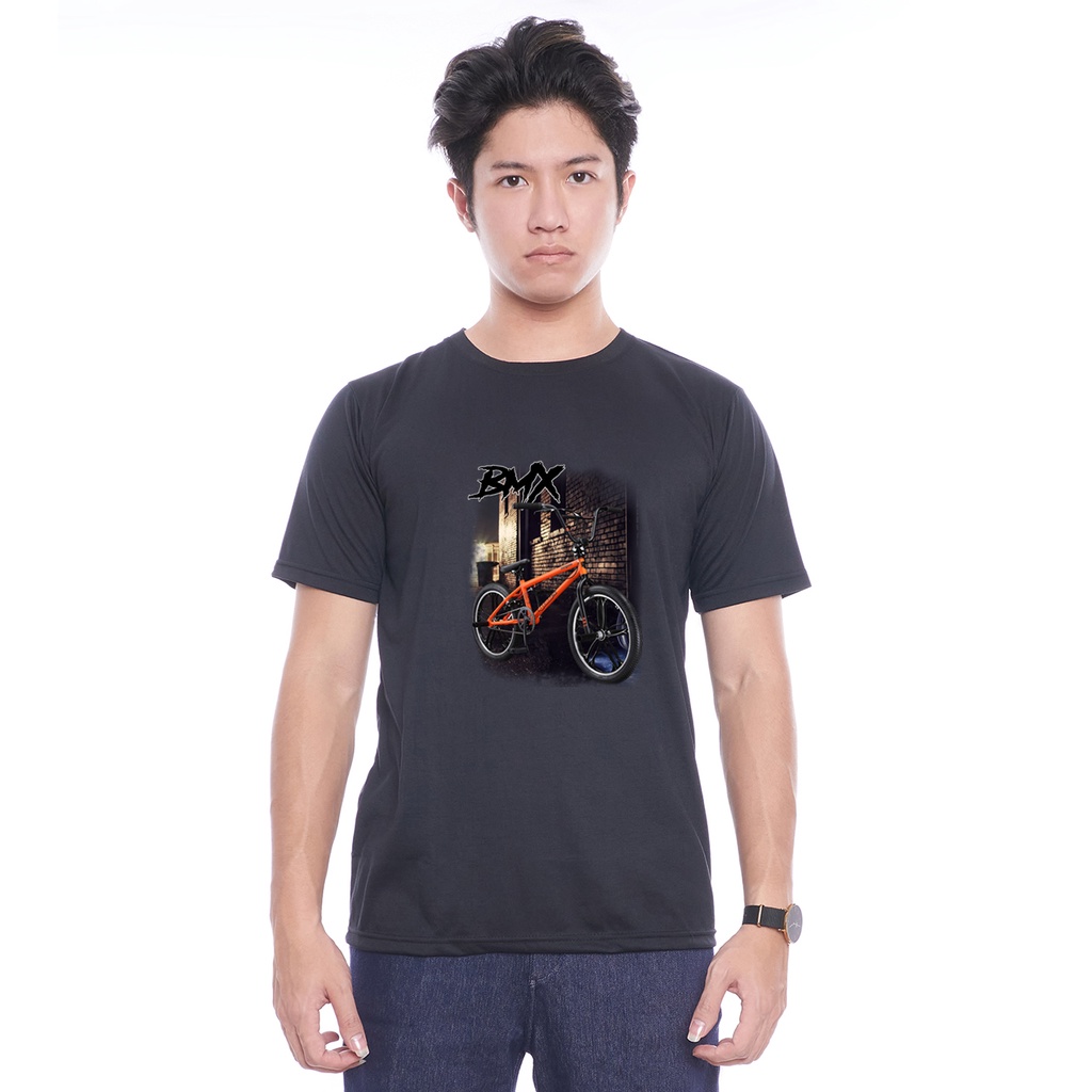 Kaos Oblong Pendek Gambar Sepeda BMX