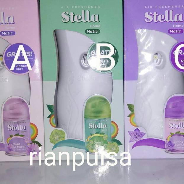 MN8 Pengharum Ruangan Otomatis Air Freshener Stella Matic spray - isi Stella Kopi 5WR