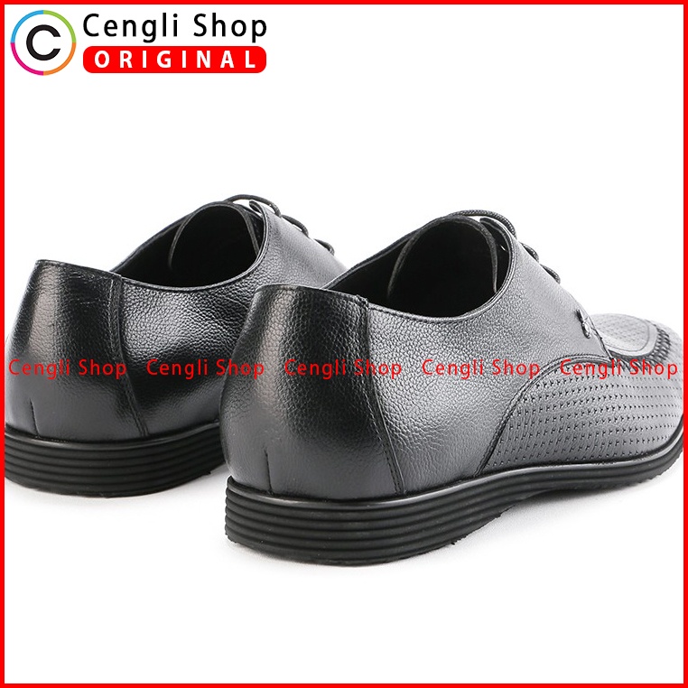 SEPATU PLAYBOY ORIGINAL PANTOFEL KULIT FORMAL PRIA TERBARU HITAM PL05