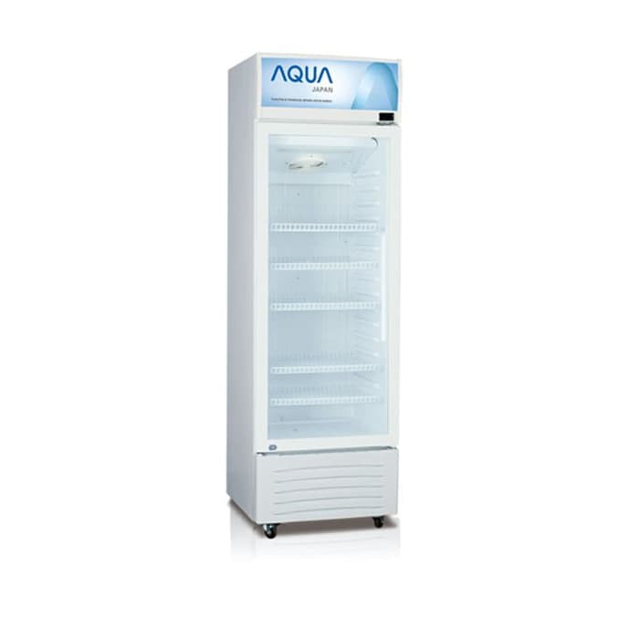 PROMO SHOWCASE COOLER AQUA KAPASITAS 338 AQB-340VL