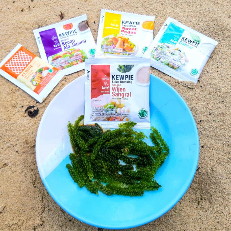 

Anggur Laut/Latoh x Kewpie Wijen Sangrai