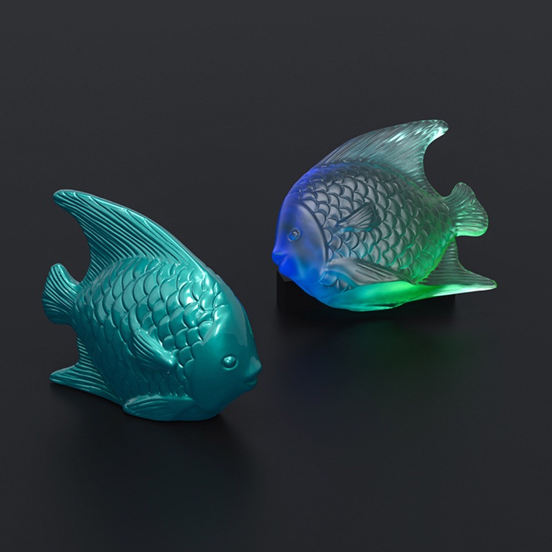 Siy Cetakan Resin Bentuk Ikan 3D Bahan Silikon Untuk Membuat Perhiasan DIY