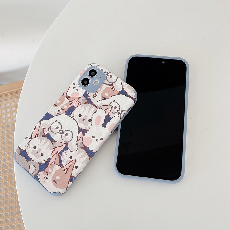 Cute Animals Soft Case OPPO A83 A3S Realme C1 A7 A5S A12 F11 A91 A52 A92 A9 A5 A53 A33 A31 Reno 3 5 6 F9 VIVO V5 V9 Y91C Y93 Y11 Y12i Y12 Y15 Y17 S1 Z1 V20 Y83 Y81 Y50 Y30 Y30i Y20 Y20S Y12S Xiaomi Redmi Note 8 10 Pro iP iPhone 6 6S 7 8 + 12 13 Pro Max