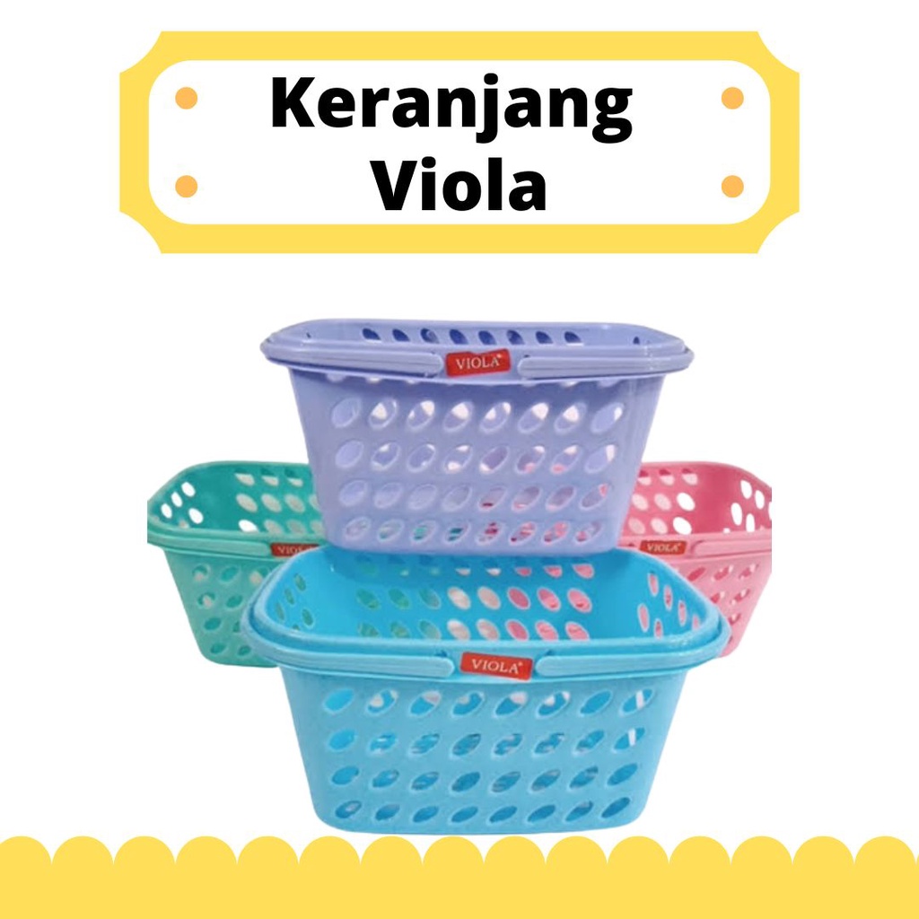 Jual Keranjang Plastik Viola Keranjang Mandi Keranjang Lucu Keranjang