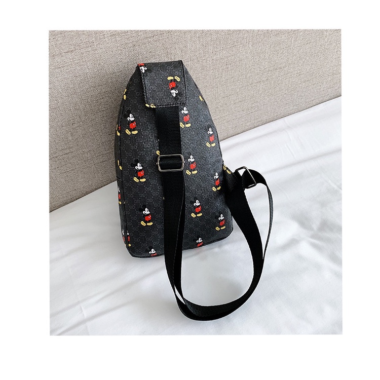 Tas Selempang Wanita Tas Import Waist Bag Wanita Sling Bag Wanita Karakter PU Leather Azgalery T205