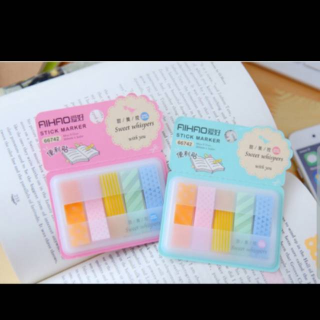 

Stick marker/ sticky notes/ sticky notes murah/sticky notes lucu/ sticky notes plastik/ memo lucu