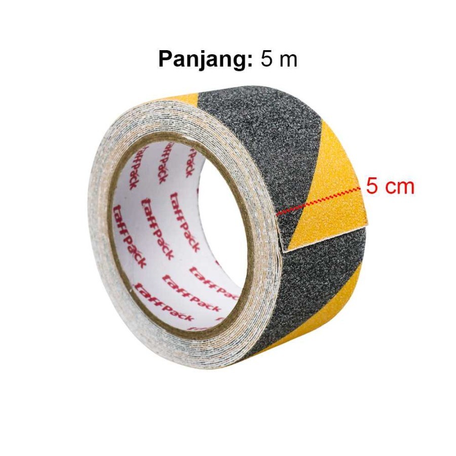 Lakban Lantai Anti Slip - Isolasi Tape Safety Walk Strong Traction