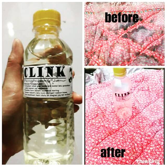 Pembasmi jamur clink 330 ml/ obat jamur pakaian/ pembasmi jamur kain