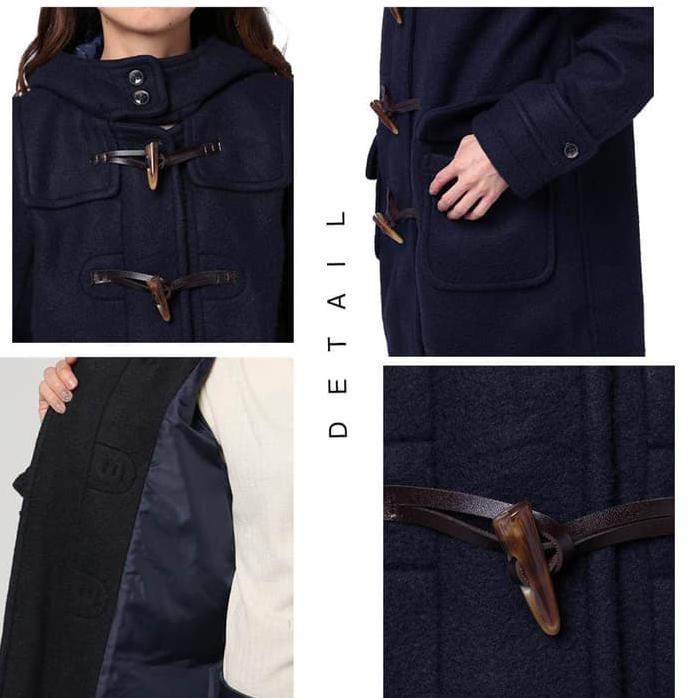 Earth,Music&Ecology Duffle Long Coat Branded Murah