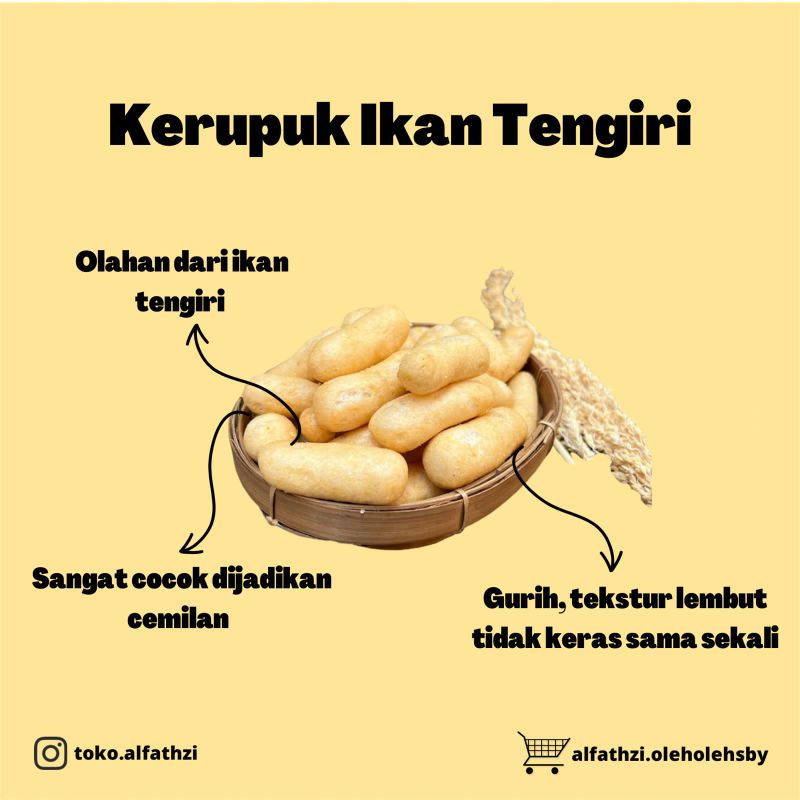 

✨Oleh-Oleh Surabaya✨ Kerupuk Tenggiri Kenjeran 250gr