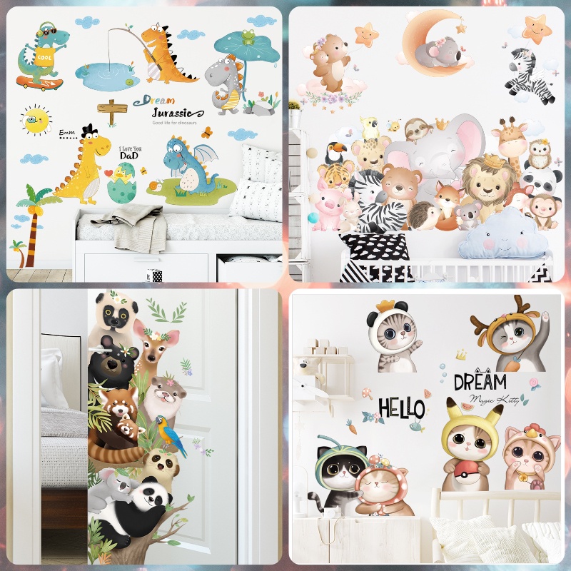 stiker dinding kamar tidur cowok dinding wallpaper stiker unicorn stiker dinding murah lemari pakaia