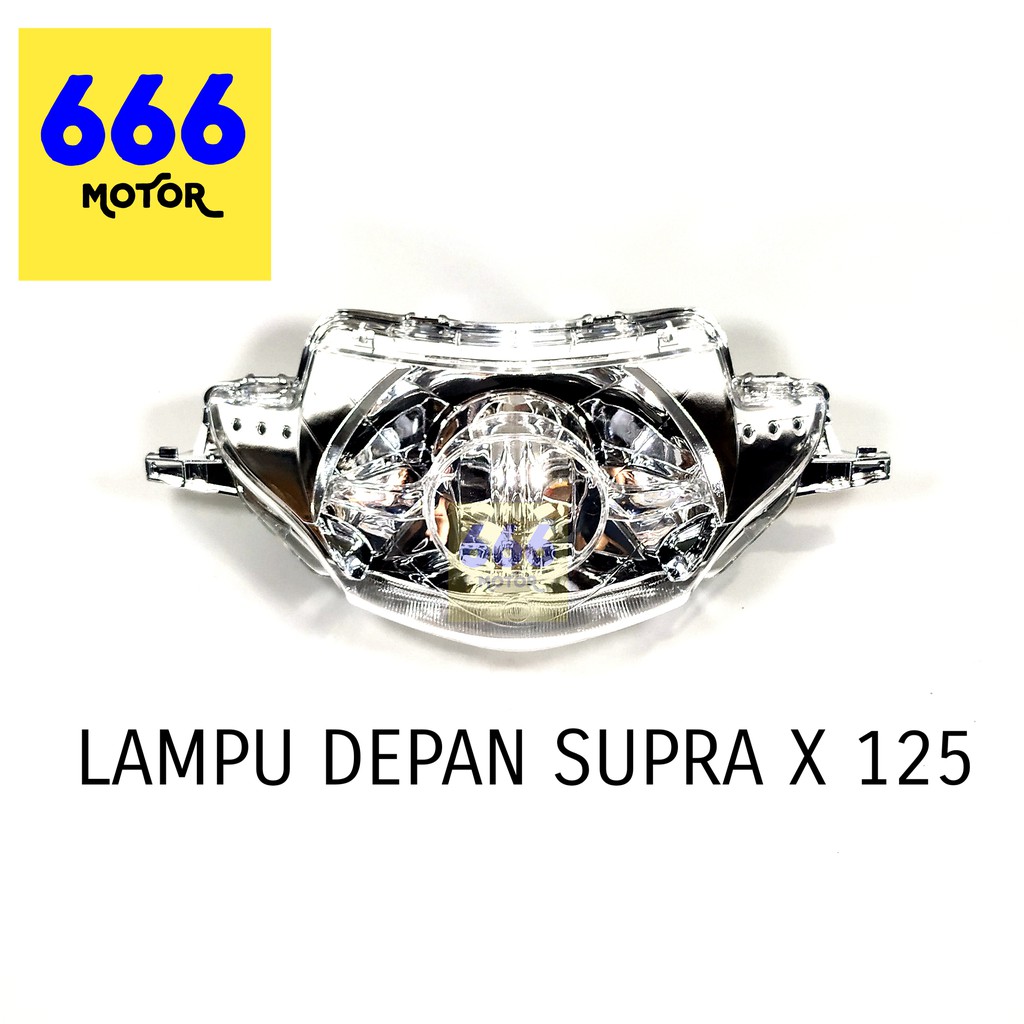 666MOTOR LAMPU DEPAN / REFLEKTOR SUPRA X 125