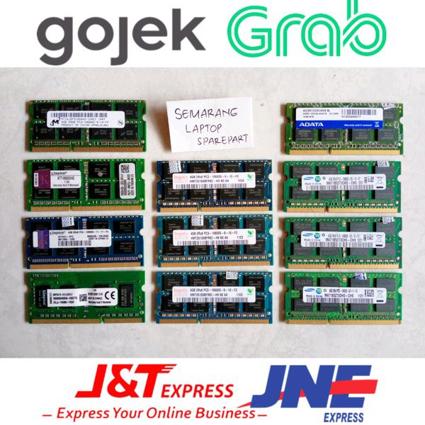 SODIM RAM LAPTOP DDR3 4GB PC8500 PC10600 PC12800 Normal Berbagai Merk Notebook Netbook
