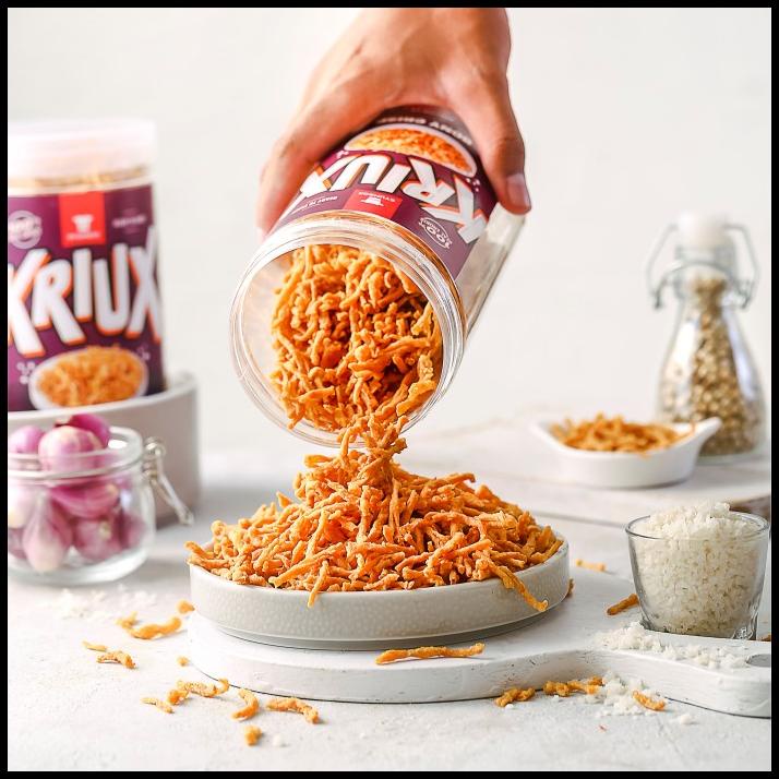 

Jamur Crispy Enoki Krispi Cemilan Makanan Ringan Snack Kriux Gyumbox