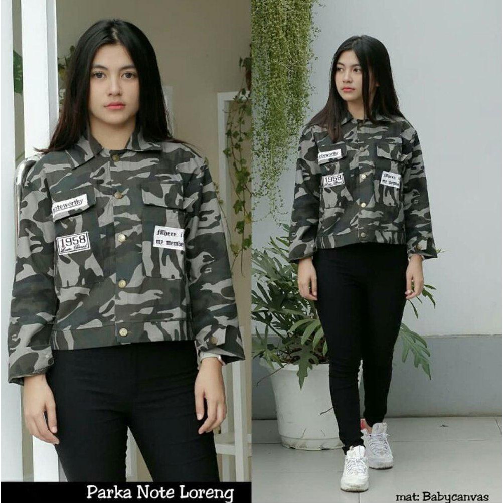 Nara Grosir - Parka Note l Jaket Wanita