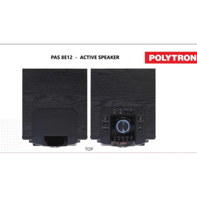 Polytron Speaker Aktif Audio Bluetooth PAS 8E12 PAS8E12 USB Mic Input