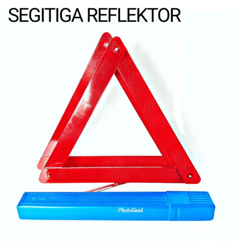 segitiga pengaman Reflektor kualitas bagus sepasang segitiga rambu replektor