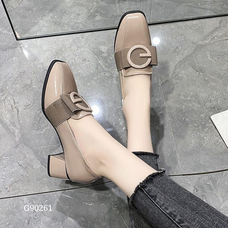 High Block Slop Shoes Korea G90261