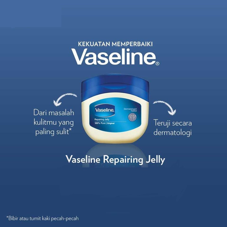 VASELINE REPAIRING JELLY 100% PURE ORIGINAL