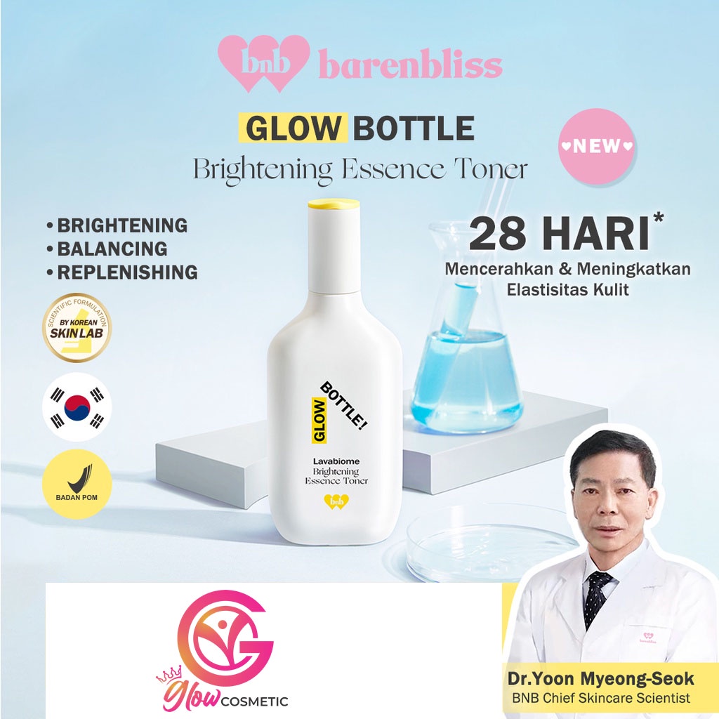 BNB BARENBLISS BOTTLE! GLOW LAVABIOME BRIGHTENING ESSENCE TONER 100 ML