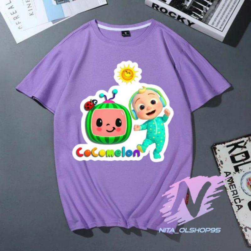 kaos anak baby cocomelon baju kartun