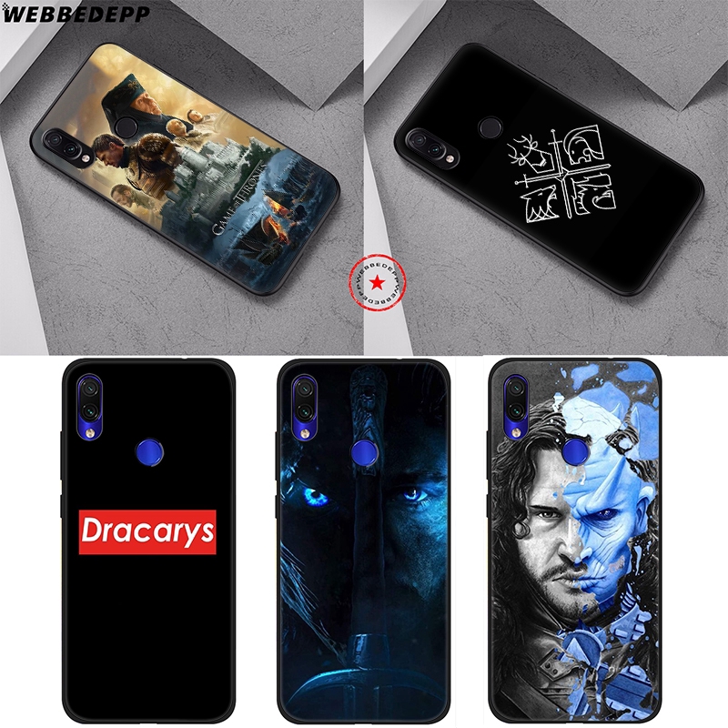 Casing Soft Case Motif Game Of Thrones Untuk Xiaomi Redmi S2 Note 4x 5 6 5a 7 Pro Shopee Indonesia