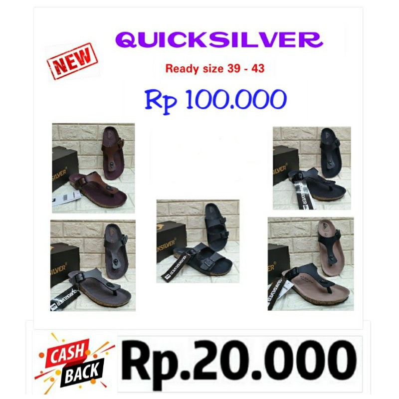sandal quicksilver
