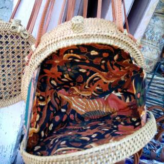  Tas  rotan  ate jaring 20cm Shopee  Indonesia