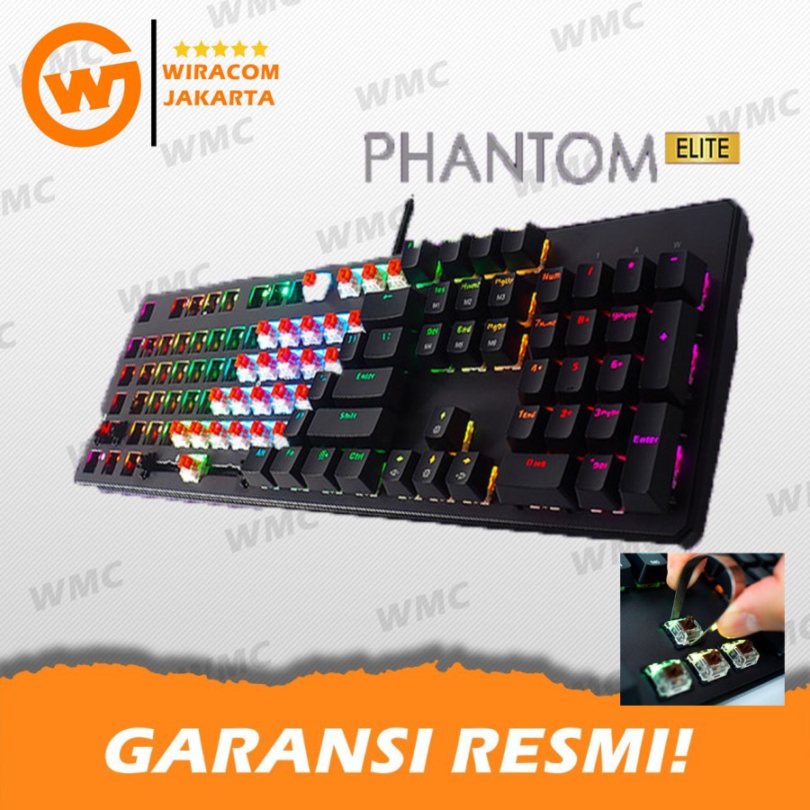 Tecware Phantom Elite 104 - Gaming Keyboard - Gateron Blue