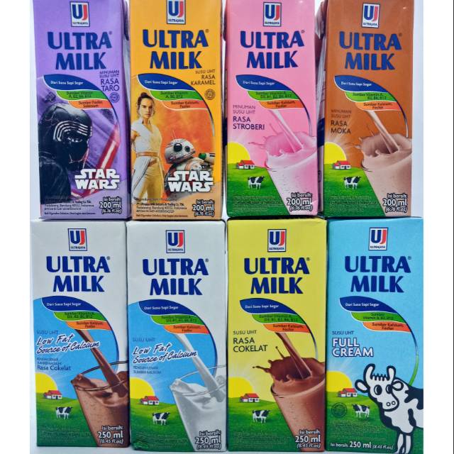 ULTRA MILK SUSU UHT 200g-250g/centraltrenggalek