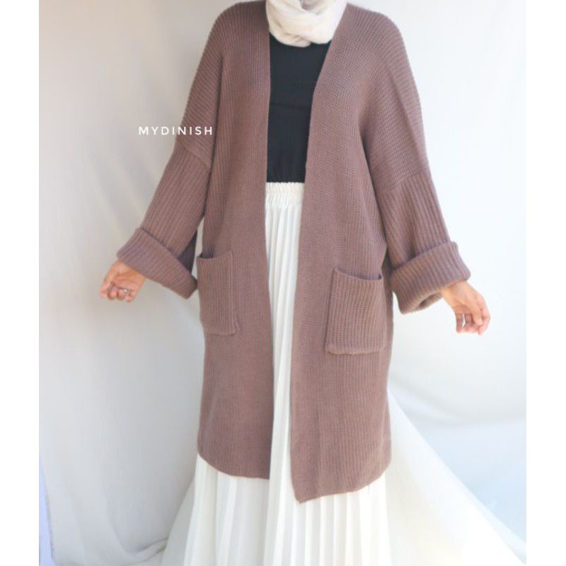 Cardigan atasan wanita Cardigan jumbo XXL premium