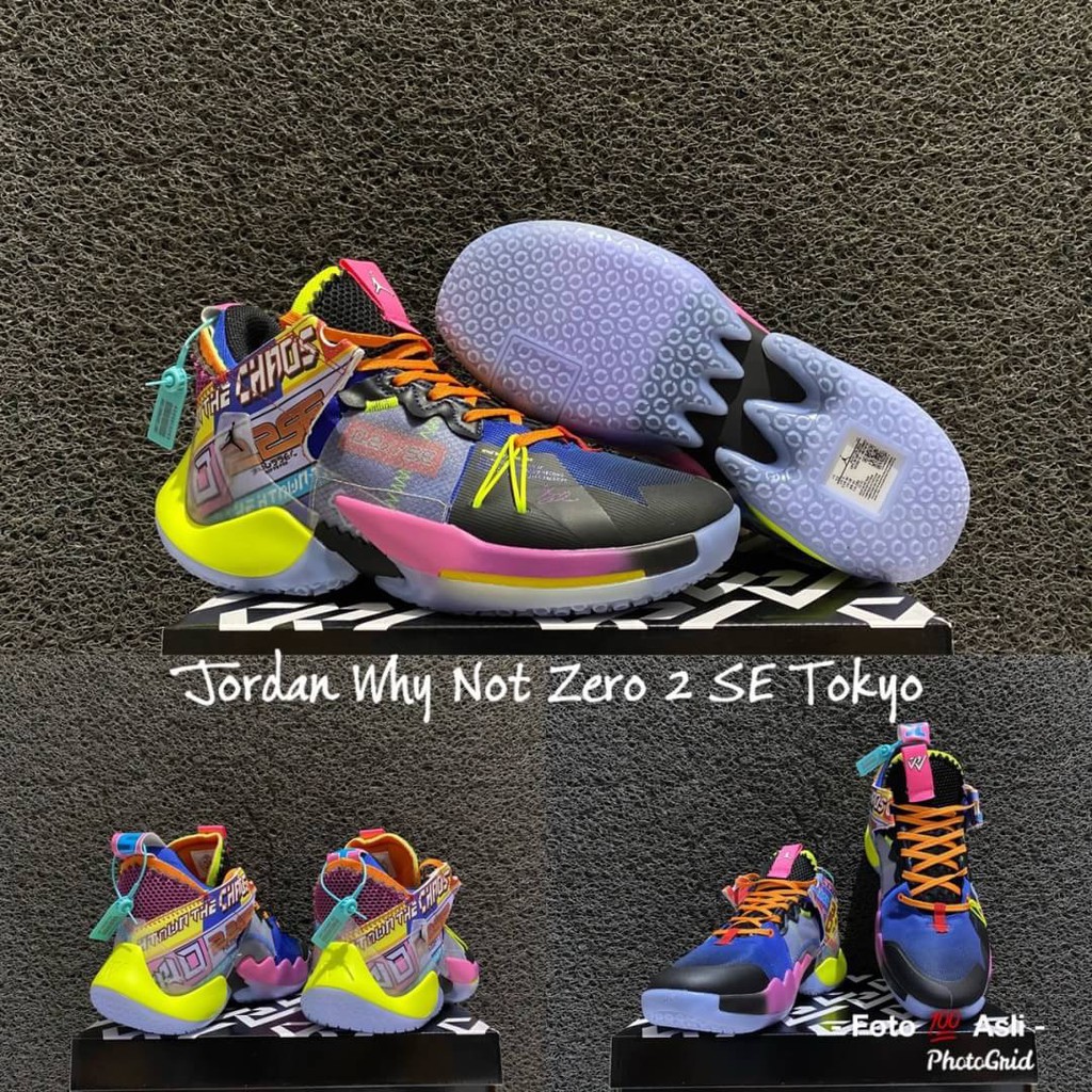 sepatu basket nike air jordan why not zero 2 SE TOKYO  premium quality