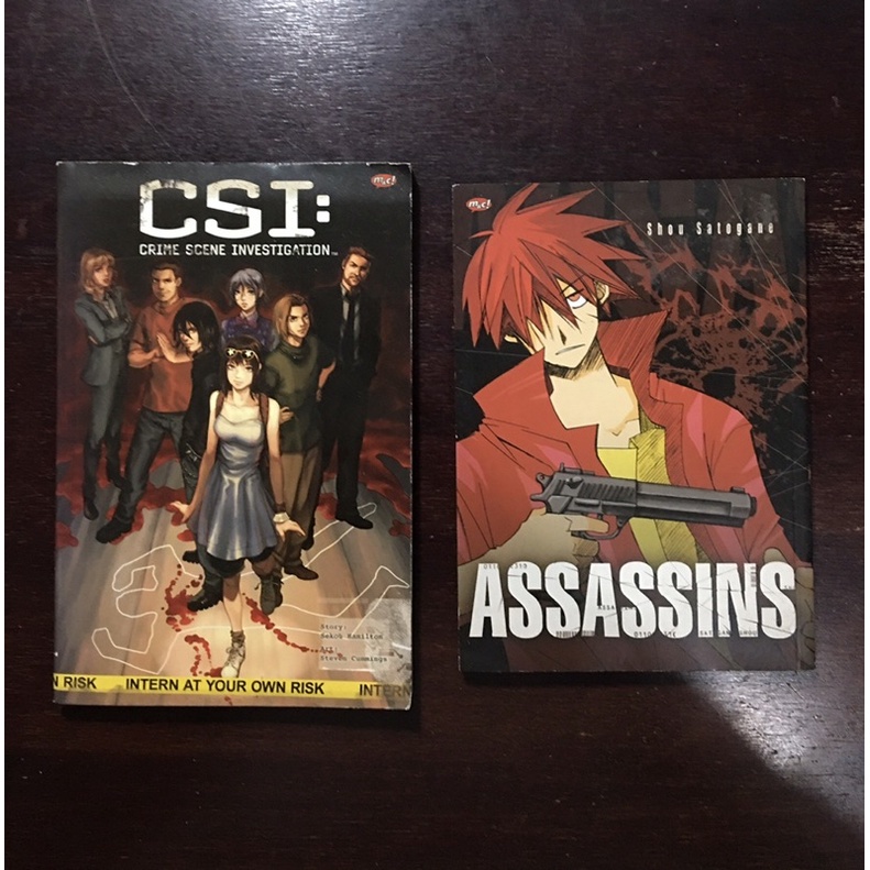 Buku Komik - CSI & Assassins (Single Book)