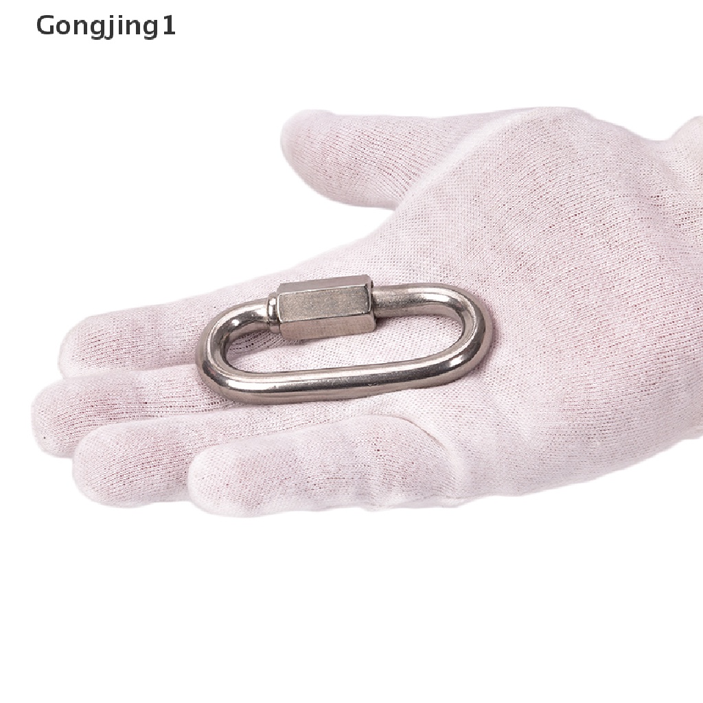 Gongjing1 Carabiner Bahan Stainless Steel Untuk Panjat Tebing