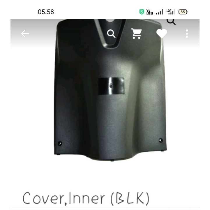 cover inner genio 2020 black
